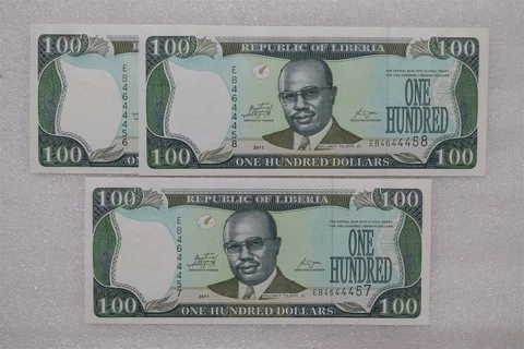 LIBERIA - 3 OLD BANKNOTES B27 #97 Cover