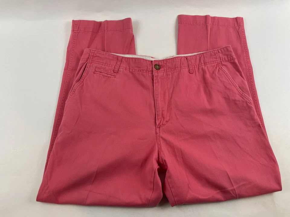 Merona Jeans Women's Size 38x30 Pink Straight Leg Tailored Fit High Rise pockets Foto 1 de 4