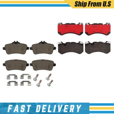 Fits Mercedes-Benz GL63 AMG 2015 2016 2X Brembo Front Rear Brake Pads _XJ - Image 1 of 4