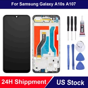 For Samsung Galaxy A10s SM-A107F/DS A107M LCD Display Touch Screen Frame Replace - Picture 1 of 6