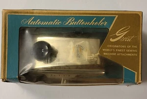 Vintage Greist Automatic Buttonhole Stitch Attachment NOT TESTED - Picture 1 of 9