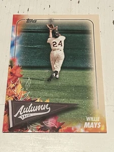 2024 Willie Mays Topps Update - Autumn Tales #AT-18 - Picture 1 of 2