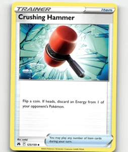 Pokemon Crushing Hammer 125/159 Crown Zenith Uncommon - Picture 1 of 1