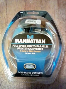 MANHATTAN DB25 PARALLEL PRINTER TO USB CONVERTER 336581 - Picture 1 of 4