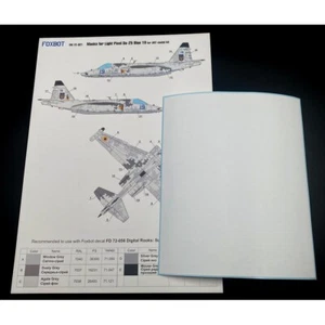 Máscaras para Su-25 Azul 19 Fuerzas Aéreas Ucranianas Luz Pixel Camuflaje 1:72 FM72-021 - Imagen 1 de 3