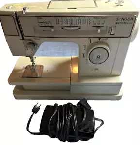 Singer Sewing Machine Merritt 8734 Vintage With Pedal SHIPS FREE - Imagen 1 de 5