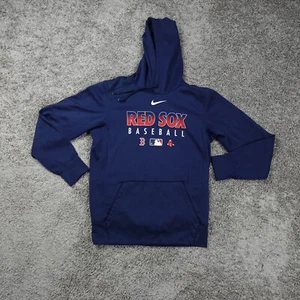 Boston Red Sox Hoodie Mens Small Center Swoosh Nike MLB Team Issue - Picture 1 of 10