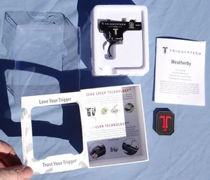 TriggerTech Adjustable Trigger Weatherby Mark V Special Curved w/Factory Box - Picture 1 of 11