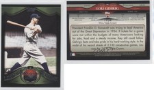 2009 Topps Legends of the Game Series 1 Lou Gehrig #LG11 HOF