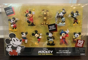Mickey Mouse The Original 90th Anniversary Mickey Collectible Deluxe Figure Set - Picture 1 of 11
