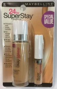 Maquillaje Maybelline SuperStay 24 horas DESNUDO con Corrector Maybelline Superstay CREMA. - Imagen 1 de 2
