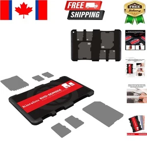 Étui de protection fin pour carte mémoire 4 cartes SD + 2 TF - Design léger - Photo 1 sur 9