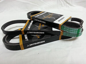 97-01 Honda CRV 3 Mitsuboshi OEM Belt Set ALT-AC-Pwr - 4PK820 - 4PK845 - 4PK895
