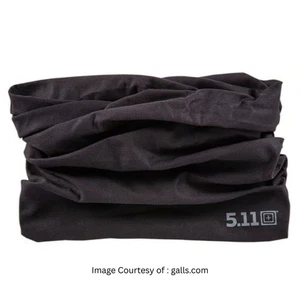 5.11 Tactical Halo Neck Gaiter Black Seamless Lightweight Breathable Face Cover - Picture 1 of 3