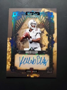 2022 Wild Card Auto Mania Kaleb Eleby Rookie RC #1/1 5 Card Draw - Bild 1 von 2