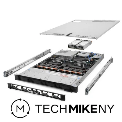 Dell PowerEdge R640 Server 2.70Ghz 36-Core 128GB RAM 2x 800GB SAS SSD Rails - Image 1 of 4