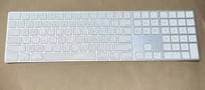 Apple Magic Keyboard with Numeric Keypad Silver MQ052LL/A Model A1843- Dent - Picture 1 of 6