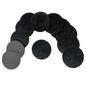 Pool Table Leg Shims in 1/16" Thick - Rubber 3" Diameter Leveling - Set of 12 - Picture 1 of 2