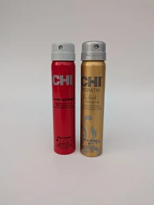 Set of CHI Infra Texture Hair Spray & Flex Finish Hair Spray 74g Travel Size - Picture 1 of 2