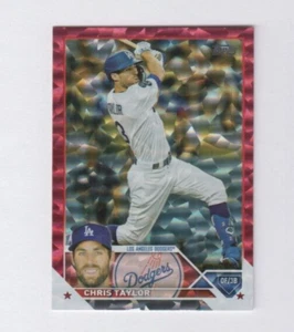 Chris Taylor 2023 TOPPS SERIES 2 RED FOIL PARALLEL /199 LOS ANGELES DODGERS - Picture 1 of 1