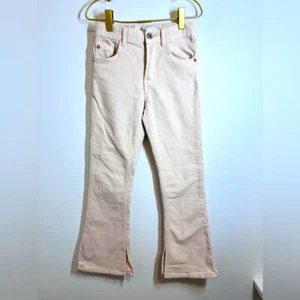 Zara Kids Girl's Corduroy Pants Cream Size 9 Casual Everyday Style - Picture 1 of 9