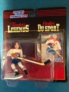 1995 STARTING LINEUP TIMELESS LEGENDS JEAN BELLEVEL MTL FIGURA Y TARJETA SELLADA - Imagen 1 de 4
