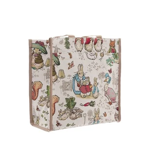 Signare Gobelin Peter Rabbit Shopper Tasche Schulter Wiederverwendbar Shopping Bag - Bild 1 von 6