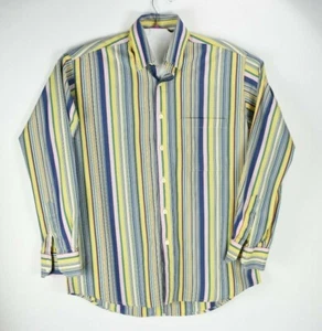 Bugatchi UOMO Herren Medium Hemd gestreift Langarm Button Down Oberhemd - Bild 1 von 8