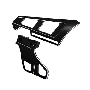 3D CNC Rear Upper + Lower Chain Guard Guide Cover For Kawasaki KLR650 2022-2024 - Picture 1 of 16