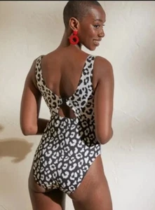 BRAVISSIMO WHITSUNDAY SWIMSUIT Black White Size UK 32E | REF M# - Picture 1 of 8