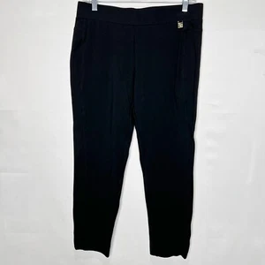 Anne Klein Damen Hose Gr. 6 Schwarz Slim Freizeit Hose Skinny Bein Stretch Crop - Bild 1 von 10