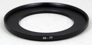 55-77mm 55mm Lens to 77mm Filter Thread Step-Up Adapter Ring - Picture 1 of 1