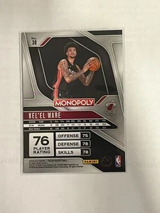 Kel'el Ware [Base] - 2024-25 Panini Prizm Monopoly #30 RC - Picture 1 of 2