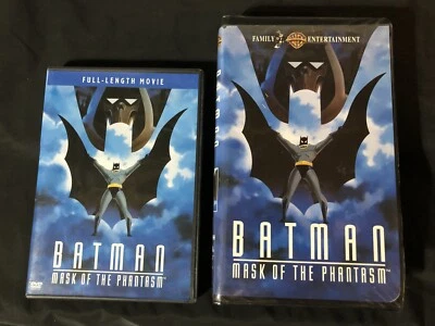 Batman - Mask of the Phantasm VHS & DVD Lot 🦇 Black Clamshell - Image 1 of 4