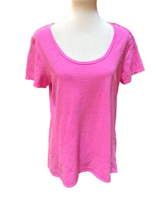 Fresh Produce Shirt Womens sz LG Cosmos Pink "#22072 Vintage scoop neck T" - Picture 1 of 7