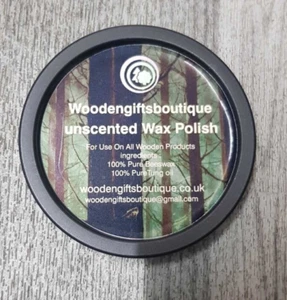 unsented Wood Wax furniture polish 200ml tub made in Great Britain - Picture 1 of 9