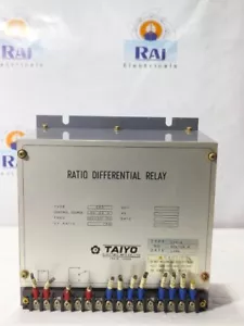 TAIYO ELECTRIC SRD-A RATIO DIFFERENTIAL RELAY 078926D 24V DC 50/60Hz FREE SHIP - Picture 1 of 10