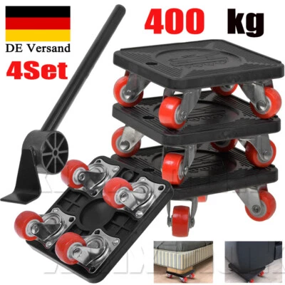 4 Set Möbeltransport Möbelhebers Möbeltransportrollen Transporthilfe Möbelheber - Bild 1 von 4