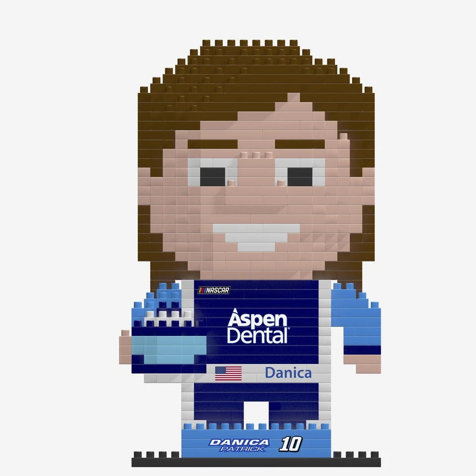 Juguete de construcción 3D FOCO BRXLZ NASCAR #10 Danica Patrick Driver Foto 1 de 1