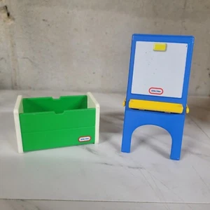 Vintage Little Tikes Dollhouse Art Easel Chalkboard Toybox Replacement - Picture 1 of 4