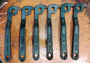 Steampunk - 6 Stück - Jenkins Ventilgriff Hebel Set Gusseisen 7" lang - Bild 1 von 5