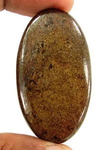 87.55 Ct Natural Brown Bronzite Loose Gemstone Cabochon Wire Wrap Stone - 16071 - Picture 1 of 2