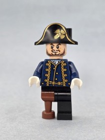 LEGO Pirates of the Caribbean Hector Barbossa Minifigure Pegleg 4192 poc028 4d