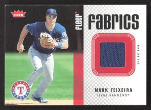 2006 Fleer #FF-MT Mark Teixeira Fabrics - Picture 1 of 2