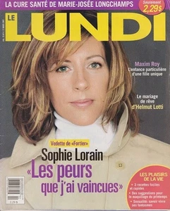 LUNDI magazine 2001 Sophie Lorain MAXIM ROY Melissa Gilbert HELMUT LOTTI Mitsou - Picture 1 of 2