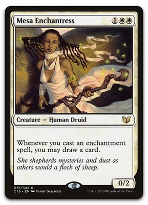 Mesa Enchantress #75 (NM) Commander 2015 C15 Magic MTG - Image 1 of 2