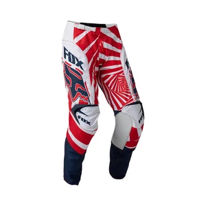 Fox Racing 180 GOAT Vertigo Navy/Red/White MX Off Road Pants Men's Size 26 - Picture 1 of 6
