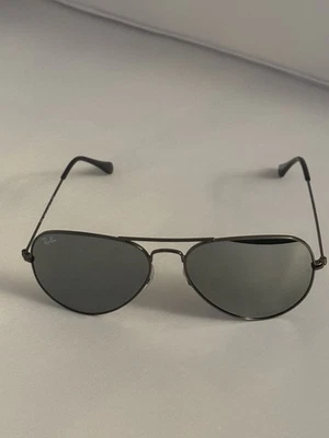 Ray Ban Sunglasses Aviator RB3025 004/40 Gunmetal Silver Mirror 58mm - Image 1 of 3
