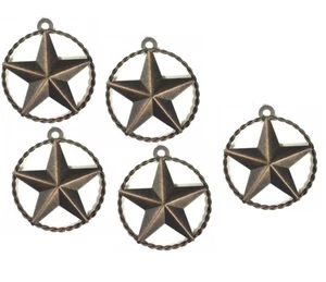 3" SCHEUNENSTERN METALL LONE STAR TWIST RING WESTERN WOHNDEKO HANDARBEIT #EH10001 - Bild 1 von 24