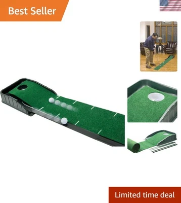 Club Champ 7' Automatic Golf Putting Green - Real Grass Simulation & Return - Image 1 of 4